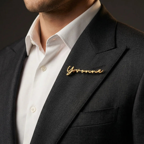 The Insignia Name Brooch