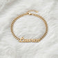 The Auréline Name Chain Bracelet