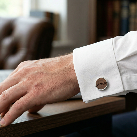 The Drevon Classic Engraved Cufflinks
