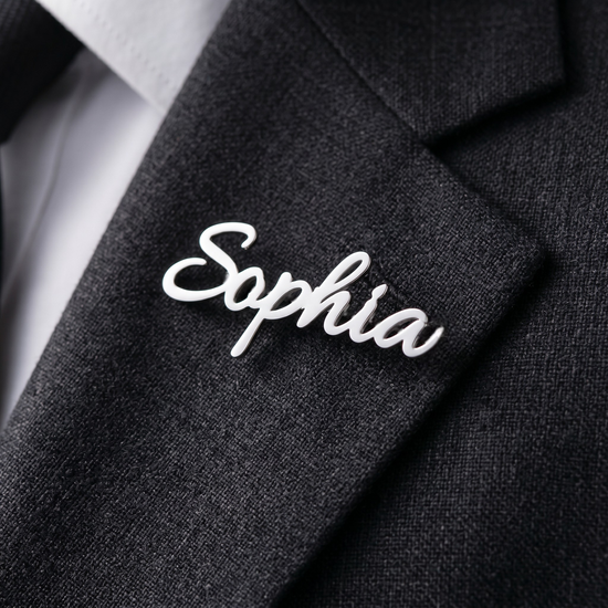 The Insignia Name Brooch