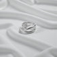 The Opaline Interlace Ring