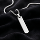 The Obsidian Initial Bar Necklace