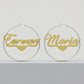 The Celestia Iced Name Hoops
