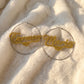 The Celestia Iced Name Hoops