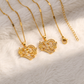 Amour Crest Initial Necklace