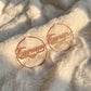 The Celestia Iced Name Hoops